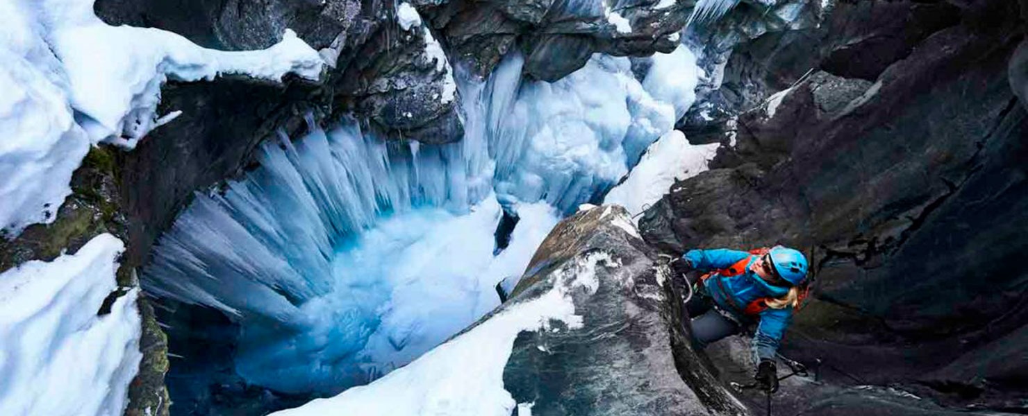Les fééries hivernales des gorges de la Gorner