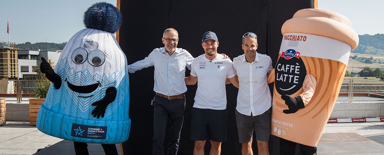 Emmi Caffè Latte s'engage aux côtés de Crans-Montana 2027 en tant que partenaire national