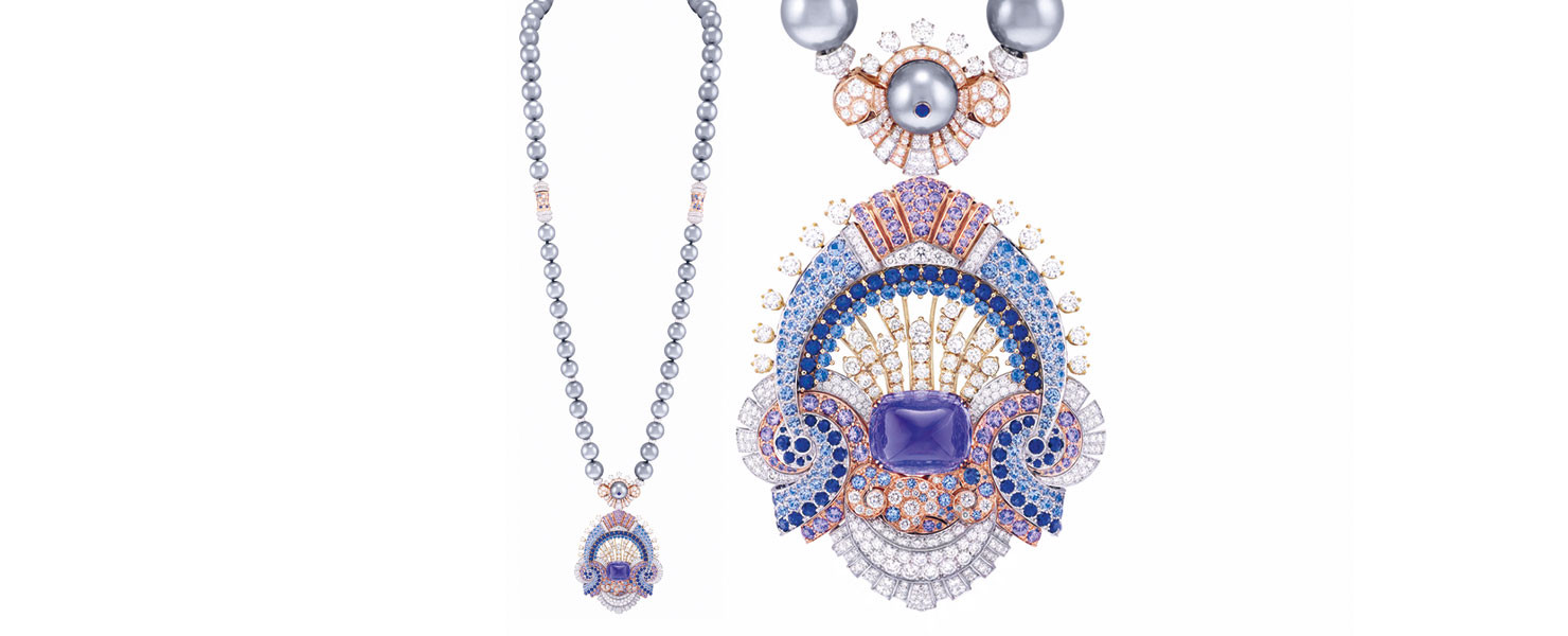 Clair de Lune long necklace