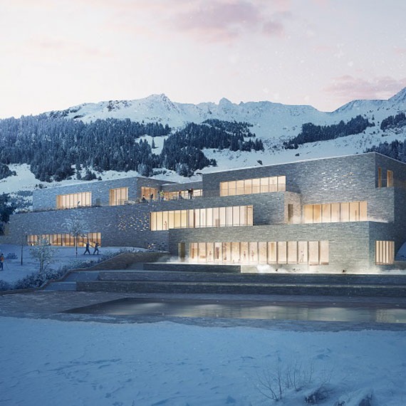 The sports centre makes headway