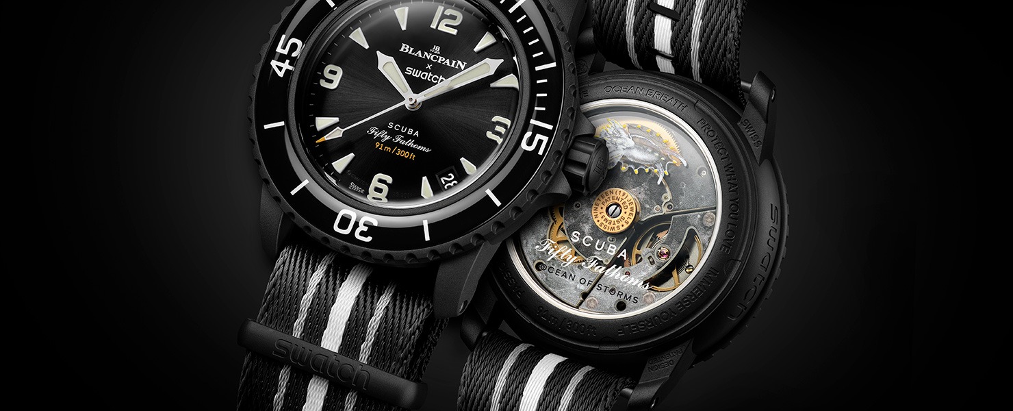 Bioceramic Scuba Fifty Fathoms discovers a sixth ocean, Ocean of Storms