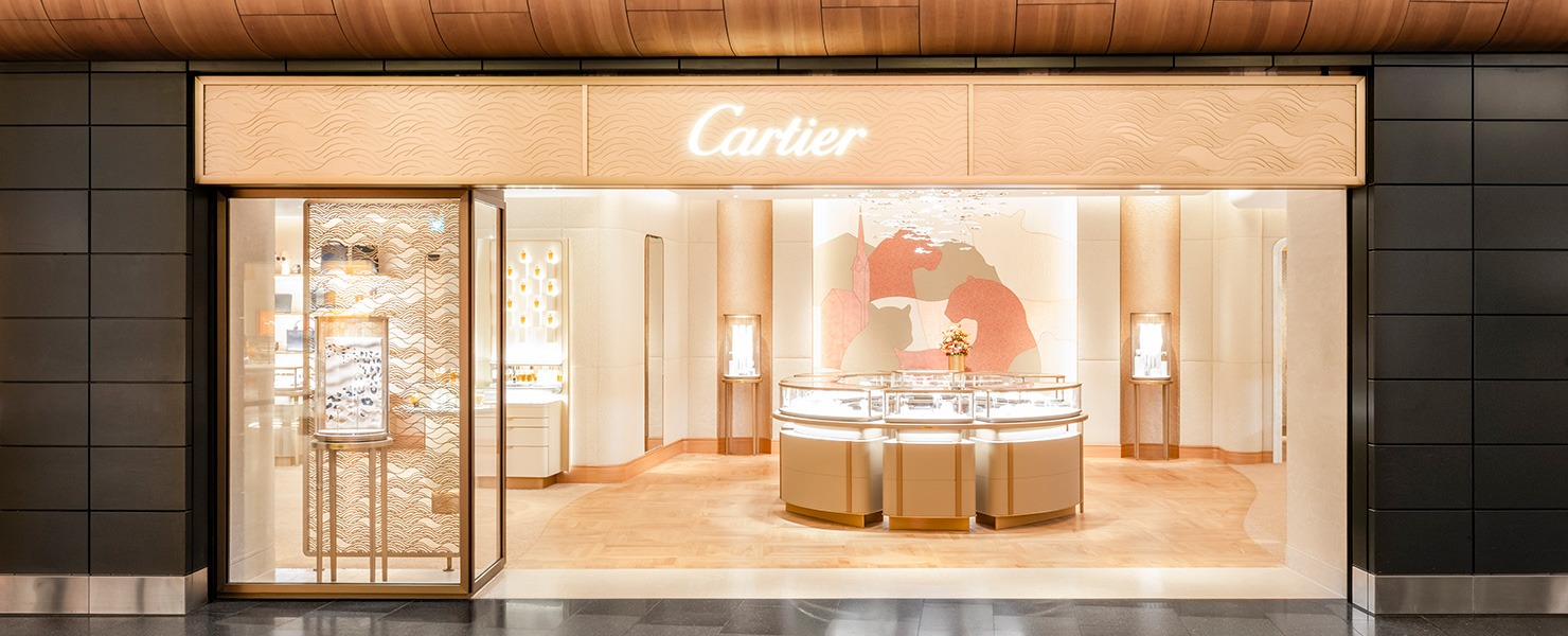 Cartier unveils its first airport boutique