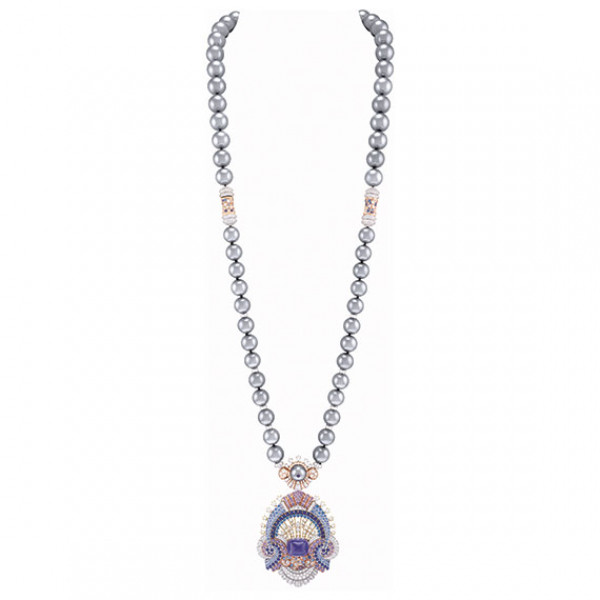 Clair de Lune long necklace