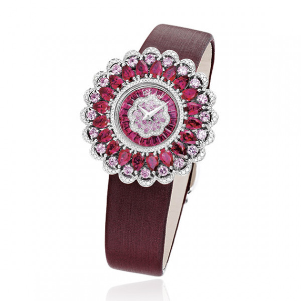 Diamonds and rubies watch, Precious Chopard Collection