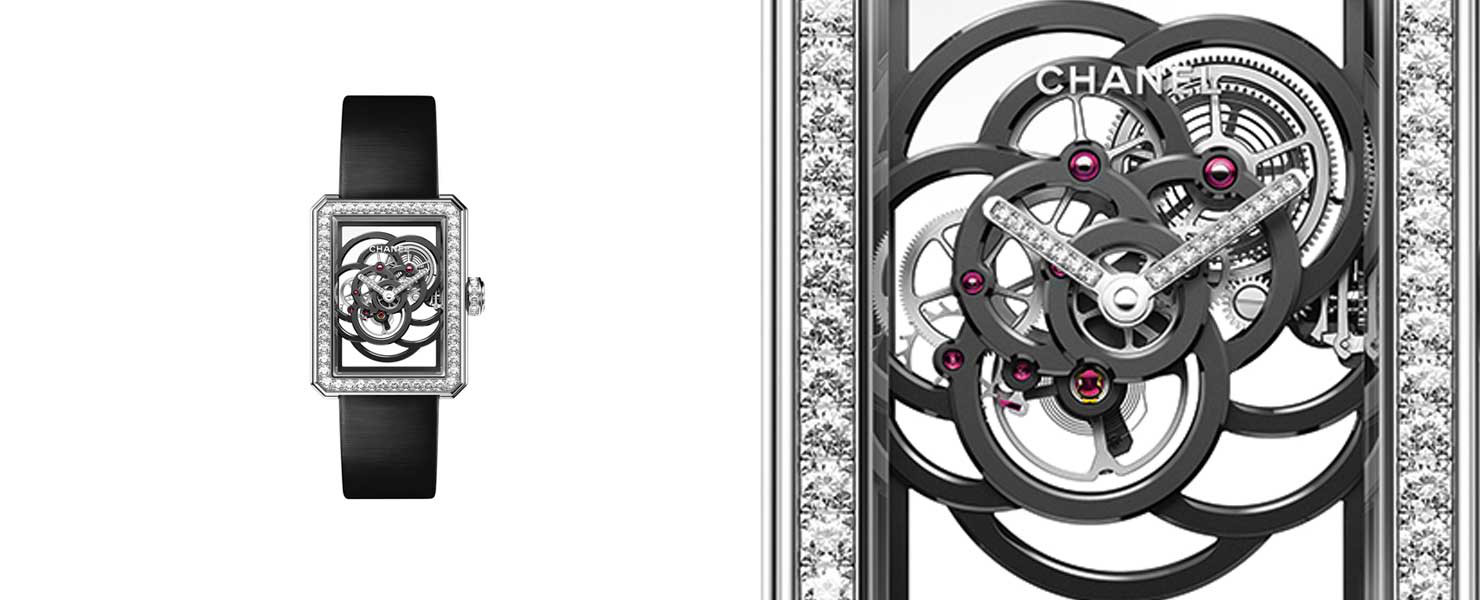 Skeleton Première Camélia Watch