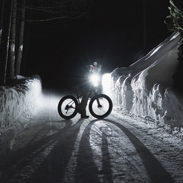 Fat Bike in the dark